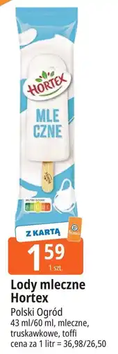 E.Leclerc Lód truskawkowy Hortex oferta