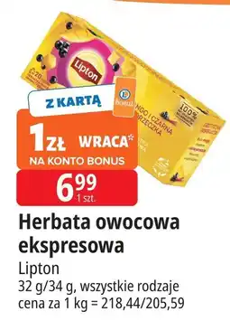 E.Leclerc Herbata mango czarna porzeczka Lipton oferta
