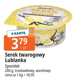 E.Leclerc Serek twarogowy truskawkowy Lublanka oferta