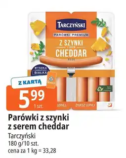 E.Leclerc Parówki z serem cheddar Tarczyński oferta