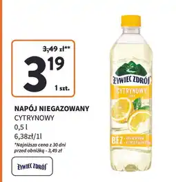 Intermarche Woda cytryna Żywiec Zdrój Z Nutą oferta