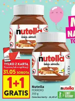 Intermarche Nutella 350g Ferrero oferta