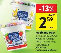 Intermarche Jogurt Magiczny Duet 135g Z Mlecznej Drogi oferta