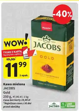Intermarche Kawa mielona gold 250g Jacobs oferta