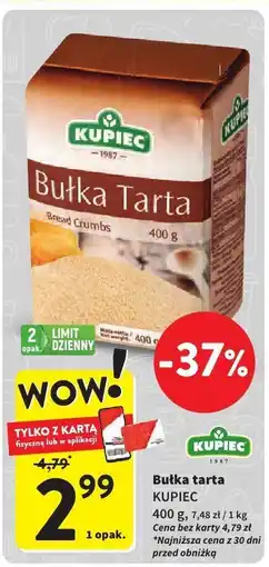 Intermarche Bułka tarta 400g Kupiec oferta