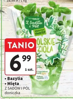 Intermarche Bazylia mięta z sadu i pola Intermarche oferta