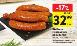 Intermarche Kiełbasa z suszonymi pomidorami 1kg Madej Wróbel oferta