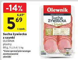 Intermarche Sucha żywiecka z szynki Olewnik 80g oferta