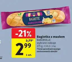 Intermarche Bagietka z masłem BAKERVILLE wybrane rodzaje 175g oferta