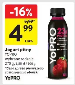 Intermarche Jogurt pitny YOPRO 270g oferta