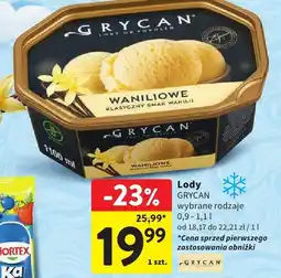 Intermarche Lody GRYCAN waniliowe 1.1 l oferta