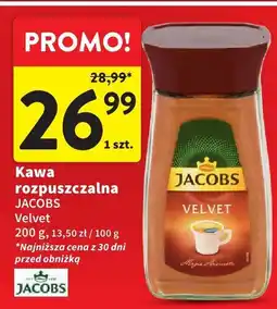 Intermarche Kawa rozpuszczalna Jacobs Velvet 200g oferta