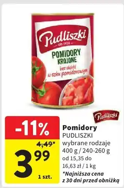 Intermarche Pomidory Pudliszki 400g oferta