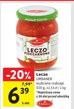 Intermarche Leczo Urbanek 510g oferta