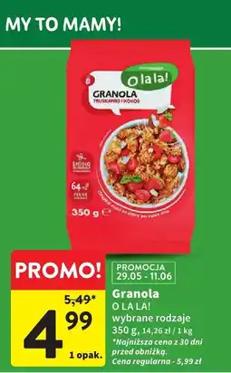 Intermarche Granola O La La! 350g oferta