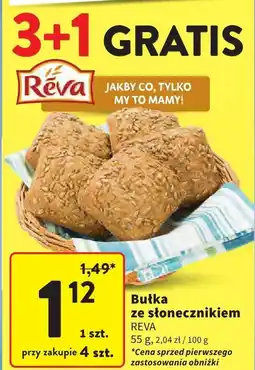 Intermarche Bułka ze słonecznikiem Reva 55g oferta