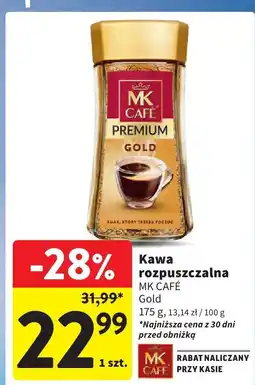 Intermarche Kawa rozpuszczalna MK Café Gold 175g oferta