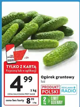 Intermarche Ogórek gruntowy luz Intermarche oferta
