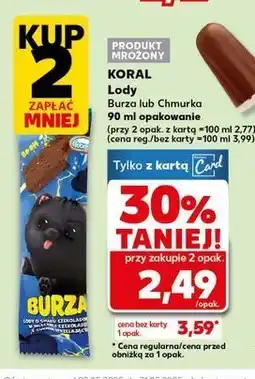 Kaufland Lód chmurka Koral oferta