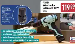 ALDI Wiertarka udarowa FERREX oferta
