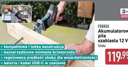 ALDI Akumulatorowa piła szablasta Ferrex 12 V oferta