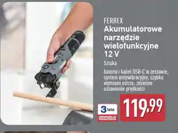 ALDI Ferrex Akumulatorowe narzędzie wielofunkcyjne 12 V oferta