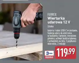 ALDI Wiertarka udarowa Ferrex 12 V oferta