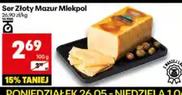 Delikatesy Centrum Ser Złoty Mazur Mlekpol oferta