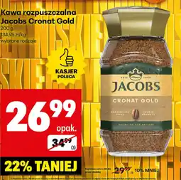 Delikatesy Centrum Kawa rozpuszczalna Jacobs Cronat Gold oferta