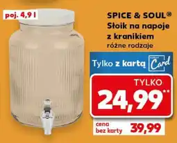 Kaufland SPICE & SOUL Słoik na napoje z kranikiem oferta