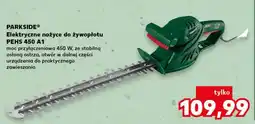 Kaufland PARKSIDE Elektryczne nożyce do żywopłotu PEHS 450 A1 oferta