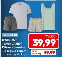 Kaufland OYANDA TOWNLAND Piżama damska lub męska z lnem oferta