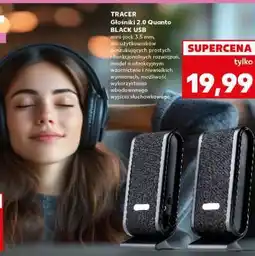 Kaufland TRACER Głośniki 2.0 Quanto BLACK USB oferta