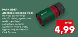 Kaufland PARKSIDE Złączka z blokadą wody oferta