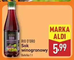 ALDI RIO D'ORO Sok winogronowy oferta