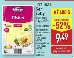 ALDI HOFBURGER Ser żółty oferta