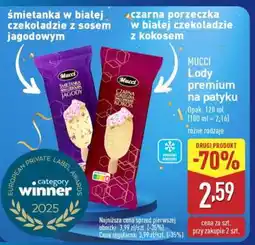 ALDI MUCCI Lody premium na patyku oferta