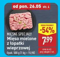ALDI Mięso mielone z łopatki wieprzowej oferta
