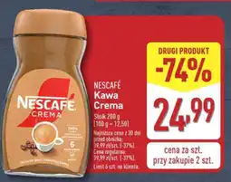 ALDI NESCAFÉ Kawa Crema oferta