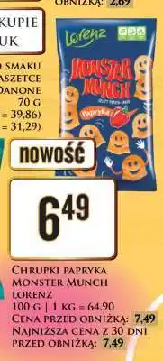 Dino Chrupki papryka Monster Munch Lorenz oferta