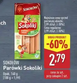 ALDI SOKOŁÓW Parówki Sokoliki oferta