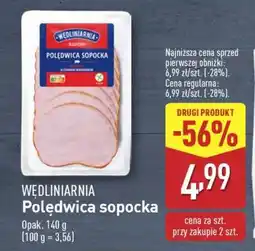 ALDI WĘDLINIARNIA Polędwica sopocka oferta