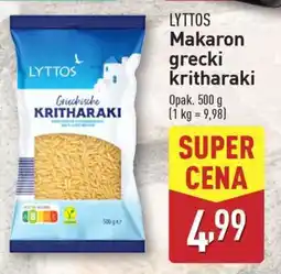 ALDI LYTTOS Makaron grecki kritharaki oferta
