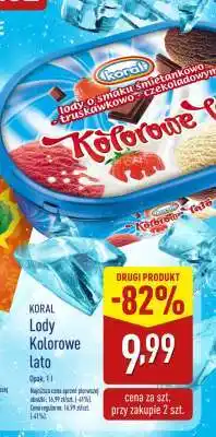 ALDI KORAL Lody Kolorowe lato oferta
