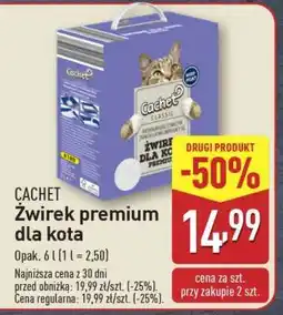 ALDI CACHET Żwirek premium dla kota oferta