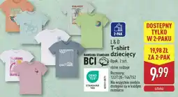 ALDI L&D T-shirt dziecięcy oferta