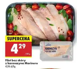 Biedronka Filet bez skóry z karmazyna Marinero oferta