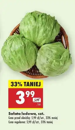 Biedronka Sałata lodowa szt oferta