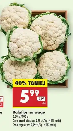Biedronka Kalafior na wagę oferta