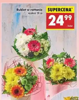Biedronka Bukiet w rattanie oferta